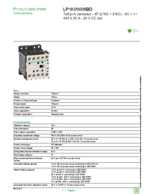 Datasheet for Schneider Electric LP1K09008BD, EAN: 3389110495836