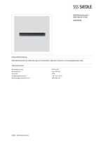 Datasheet for Siedle 200038548-00, EAN: 4015739385485