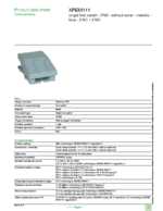 Datasheet for Schneider Electric XPEM111, EAN: 3389110650129