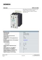 Datasheet for Siemens 3RF24201AB45, EAN: 4011209646919