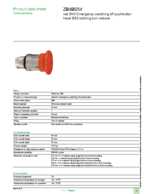 Datasheet for Schneider Electric ZB4BS54, EAN: 3389110888744