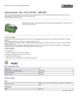 Datasheet for Phoenix Contact 2861250, EAN: 4017918894191
