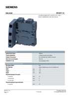 Datasheet for Siemens 3RV29171A, EAN: 4011209719125