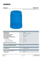 Datasheet for Siemens 8WD42001AF, EAN: 4011209375321