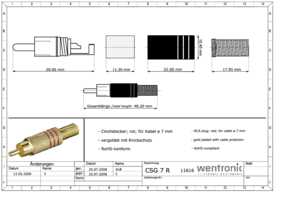 Datasheet for Goobay 11616, EAN: 4040849116162