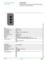 Datasheet for Schneider Electric XALD03H7, EAN: 3389110114942