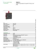 Datasheet for Schneider Electric ZB6E1A, EAN: 3389110775259