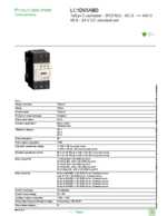Datasheet for Schneider Electric LC1D65ABD, EAN: 3389119409094