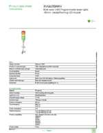 Datasheet for Schneider Electric XVGU3SHAV, EAN: 3606480530937