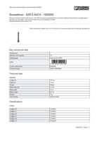 Datasheet for Phoenix Contact 1205202, EAN: 4017918100148