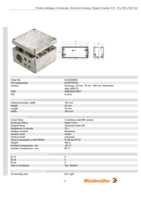 Datasheet for Weidmüller 0342200000, EAN: 4008190116521