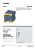 Datasheet for Siemens 3SK12131AB40, EAN: 4011209913806