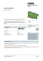 Datasheet for Phoenix Contact 2861234, EAN: 4017918894177