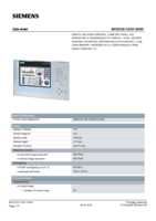 Datasheet for Siemens 6AV21241JC010AX0, EAN: 4025515079040