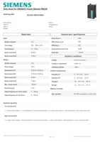Datasheet for Siemens 6SL32230DE345BA0, EAN: 4019169458467