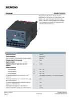 Datasheet for Siemens 3RA28112CW10, EAN: 4011209789852