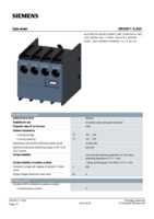 Datasheet for Siemens 3RH29111LA20, EAN: 4011209829985