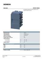 Datasheet for Siemens 3RV29175BA00, EAN: 4011209719033