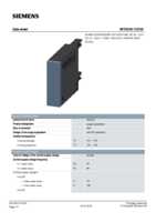 Datasheet for Siemens 3RT29161CC00, EAN: 4011209740013