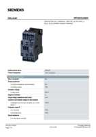 Datasheet for Siemens 3RT20232AB00, EAN: 4011209831483
