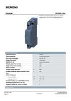 Datasheet for Siemens 3RV29021AB4, EAN: 4011209790988