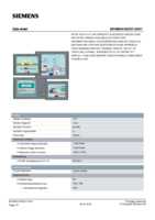 Datasheet for Siemens 6AV66440AC012AX1, EAN: 4025515077688