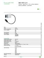 Datasheet for Schneider Electric KBC10DCC211, EAN: 3606480002090