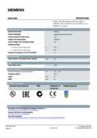 Datasheet for Siemens 8WD42505BC, EAN: 4011209610354