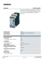 Datasheet for Siemens 3UF70101AU000, EAN: 4011209593848
