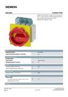 Datasheet for Siemens 3LD22031TP53, EAN: 4011209639034