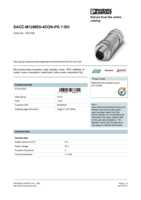 Datasheet for Phoenix Contact 1521258, EAN: 4017918968601