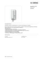 Datenblatt zu Siedle 200039976-00, EAN: 4015739399765