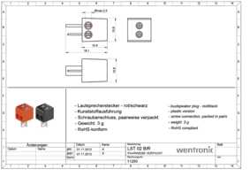 Datasheet for Goobay 11250, EAN: 4040849112508