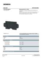 Datasheet for Siemens 6GT21900AB00, EAN: 4011209654495