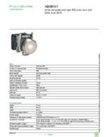 Datenblatt zu Schneider Electric XB4BV61, EAN: 3389110887174