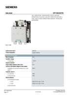 Datasheet for Siemens 3RT12656AP36, EAN: 4011209508934