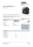 Datasheet for Phoenix Contact 1671137, EAN: 4017918134983