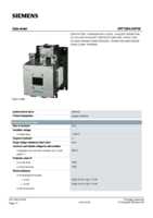 Datasheet for Siemens 3RT10642AP36, EAN: 4011209582392