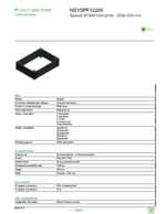 Datasheet for Schneider Electric NSYSPF12200, EAN: 3606485126708