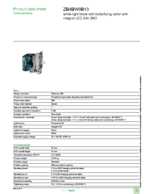 Datasheet for Schneider Electric ZB4BW0B13, EAN: 3389110893106