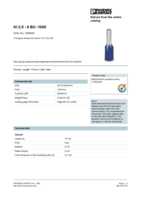 Datasheet for Phoenix Contact 3200920, EAN: 4017918094478