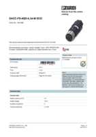Datasheet for Phoenix Contact 1521588, EAN: 4017918953058