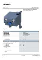 Datasheet for Siemens 3RU19002AB71, EAN: 4011209297630