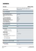 Datasheet for Siemens 3SB20016CD06, EAN: 4011209027992