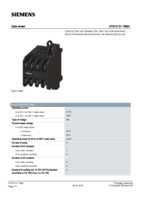 Datasheet for Siemens 3TG10011BB4, EAN: 4011209045019