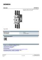 Datasheet for Siemens 3TX75000A, EAN: 4011209056183