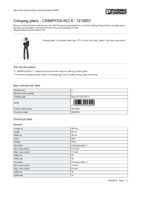 Datasheet for Phoenix Contact 1212057, EAN: 4046356453929