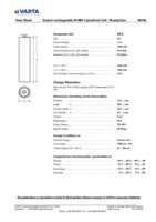 Datasheet for Varta 43462, EAN: 4008496550692