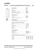 Datasheet for Varta 43470, EAN: 4040849434709