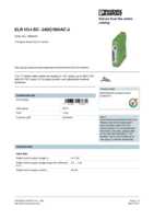 Datasheet for Phoenix Contact 2900543, EAN: 4046356527682